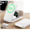 Image 1 : ESR Qi2 3-in-1 Wireless Charging Set (HaloLock) With MagSafe Compatibility