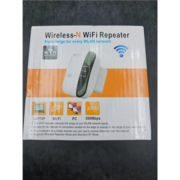 Wireless-N WiFi Repeater with 300Mbps Speed Capability