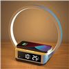 Image 1 : Amouhom Bedside Lamp Wireless Charger Table Lamp Touch Control 3 Light Hues 10W Max Wireless Chargin