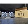 Image 2 : Miowachi Digital Alarm Clock with LED Display and USB Charging Ports