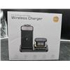 Image 2 : 5-in-1 Folding Night Light Wireless Charger with Clock and Phone Stand