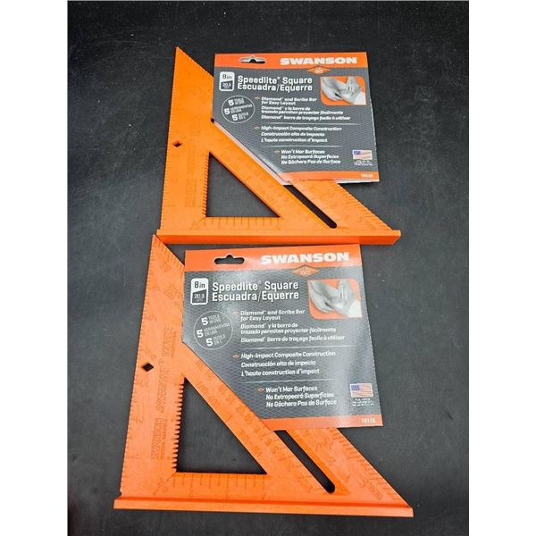 Swanson Speedlite Square S0101 8-Inch Tool Set (2-Pack)
