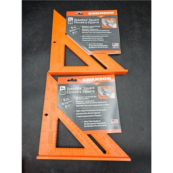 Swanson Speedlite Square S0101 8-Inch Tool Set (2-Pack)