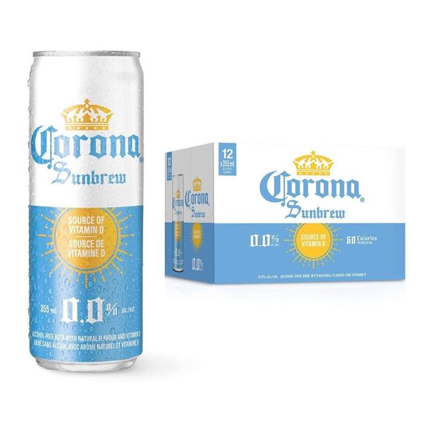 Corona Sunbrew Non-Alcoholic Beer 12 x 355mL Cans