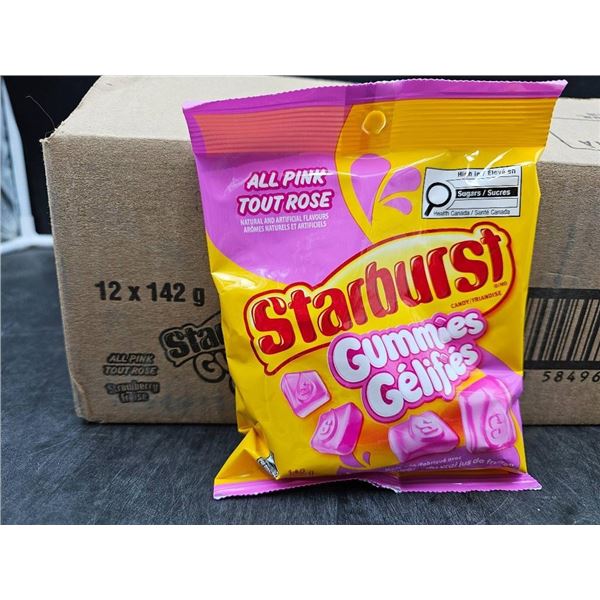 Starburst Gummies All Pink 142g Bags (12 Count)