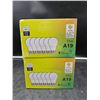 Image 1 : Lot of 2 Geeni A19 11W LED Smart Light Bulbs, 6-Pack, Soft White