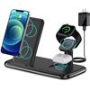 Image 1 : 3-in-1 Wireless Charger for Phone, Watch, and TWS Devices