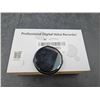Image 1 : Professional Digital Voice Recorder with Circular Black Device