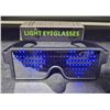 Image 1 : LED Light-Up Eyeglasses with Blue Light Display with multiple light designs