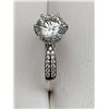 Image 4 : 2.00 CT GRA CERTIFIED ROUND BRILLIANT CUT MOISSANITE STONE VVS D COLOR SET IN 6 CLAW HEAD WITH 26 RO