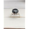 Image 1 : Natural Black Diamond Ring 6.35 Carat Brilliant Cut Solitaire with 925 Sterling Silver Band Appraisa