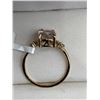 Image 4 : Gold Ring With Lab Diamond 0.05ct, Size 7, Made in Canada Appraised $1300