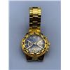 Image 1 : Geneva Men’s Gold-Tone Chronograph-Style Watch With Blue Dial