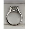 Image 5 : 3.00 CT GRA CERTIFIED ROUND BRILLIANT CUT MOISSANITE STONE VVS D COLOR HALF BEZEL SET 925 SILVER RET