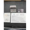 Image 2 : 2.00 CT GRA CERTIFIED PRINCESS CUT MOISSANITE STONE VVS BLUE COLOR SET IN CENTER WITH 10 CHANNEL SET