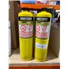 Image 1 : Turbotorch MAP/Pro Cylinders 14.1 oz Lot of 4