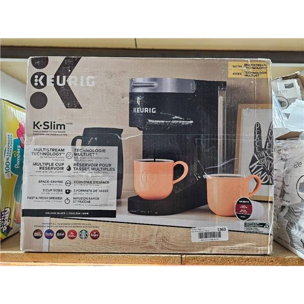 Keurig K-Slim Single Serve Coffee Maker, Black