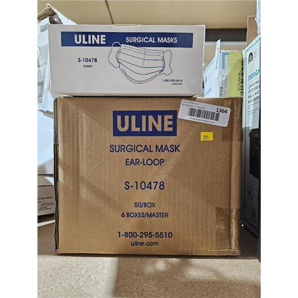Uline Surgical Masks with Ear Loops S-10478