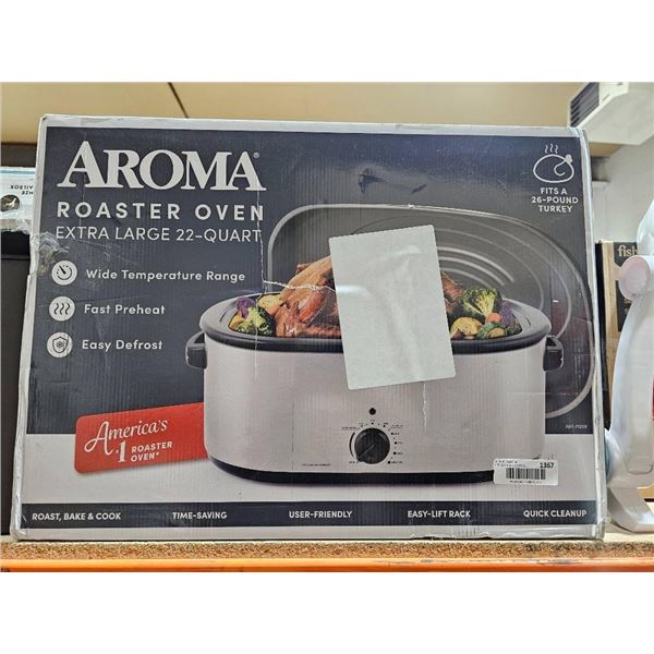 Aroma Roaster Oven Extra Large 22-Quart with Adjustable Temperature