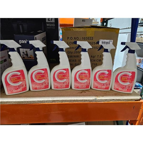 Disinfectant Bathroom Cleaner 950 mL – Lot of 6 Bottles