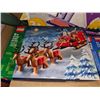 Image 3 : LEGO Bundle with Duplo Space, City Race Car, and Holiday Santa’s Sleigh Sets