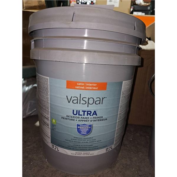 Valspar Ultra Interior Paint and Primer Satin 17.1 L