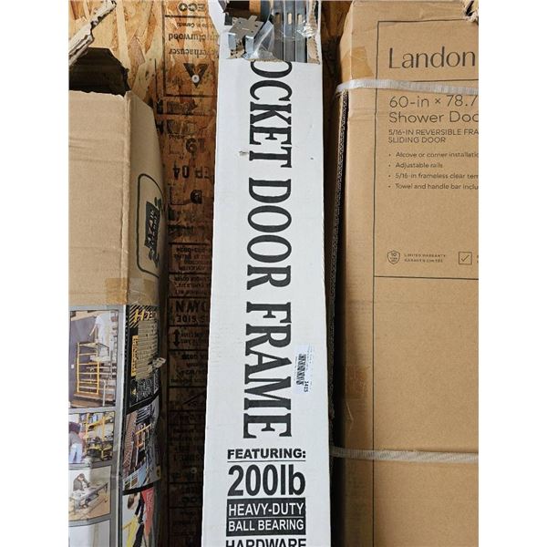 Pocket Door Frame for 24 to 36 Inch Openings with 200lb Capacity