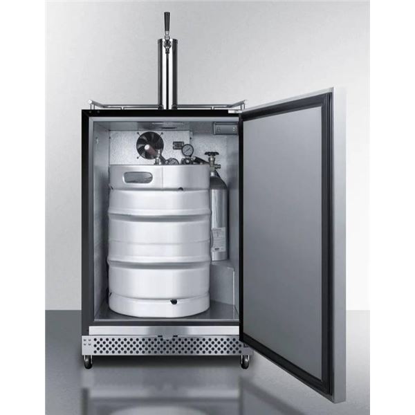 Summit Commercial Wine Keg Dispenser With Olmstead Products Draft Kit