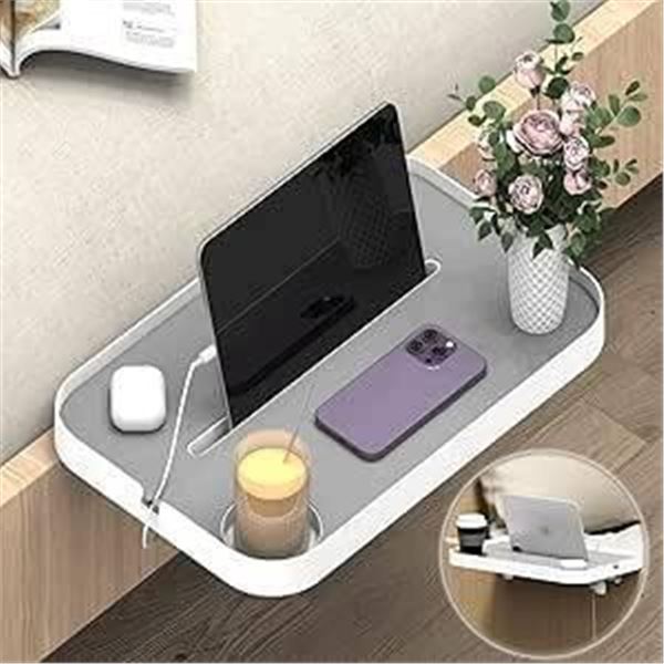 Bedside Shelf Nightstand Tray Caddy Organizer
