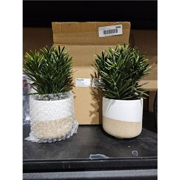 Bouclair Decorative Potted Plants Set Of 2