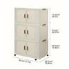 Image 1 : Stackable Rolling Storage Cabinet With Doors