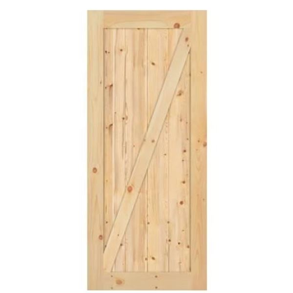 36 x 84-Inch Landon & Co Barn Door With Z Bar Design