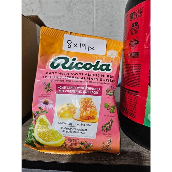 Ricola Honey Lemon With Echinacea Lozenges 19-Pack Bundle