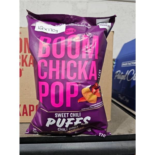 Angie’s Boom Chicka Pop Sweet Chili Puffs, 12 Bags of 170g Each