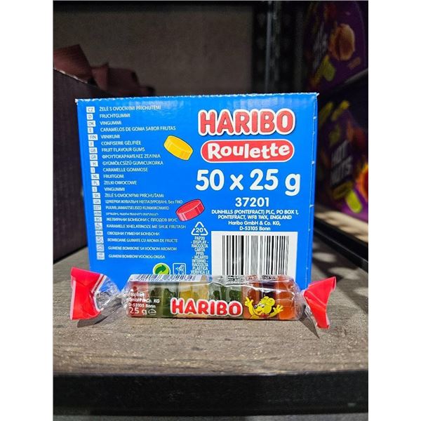 Haribo Roulette 50 x 25g Gummy Candies