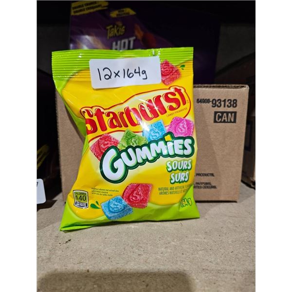 Starburst Gummies Sours 164g Bags – Case of 12