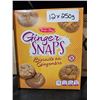 Image 1 : Ginger Snaps Biscuits 12 x 250g Case with Individual 250g Units