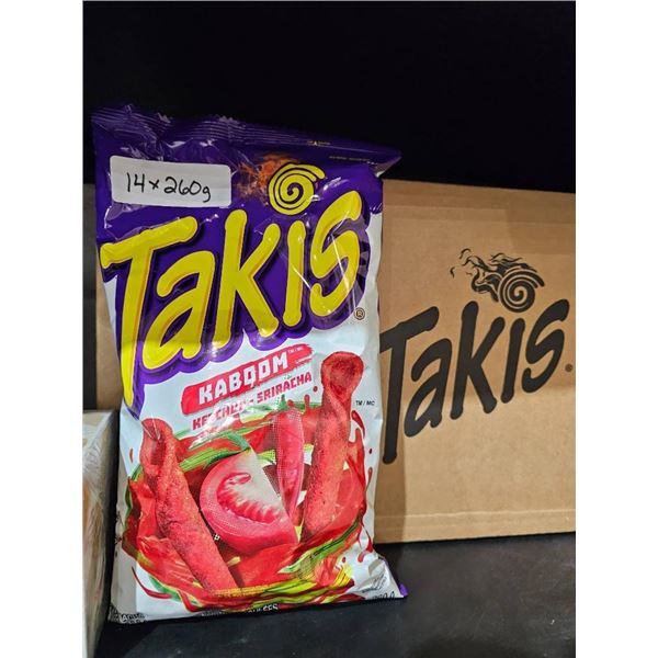 Takis Kaboom Hot Chili And Sriracha 260g (14 Units)