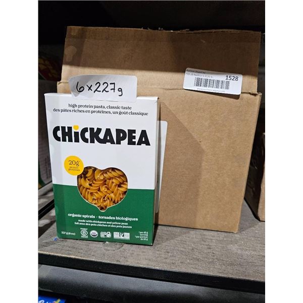 Chickapea Organic Spirals Pasta 6x227g Packs