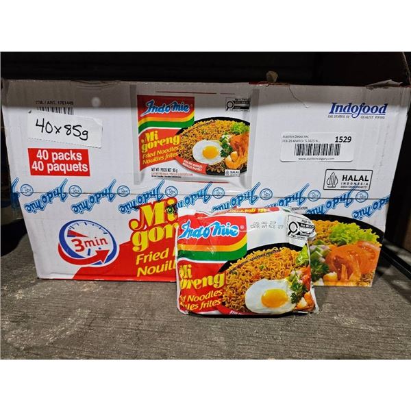 Indomie Mi Goreng Fried Noodles 40 Packs of 85g Each