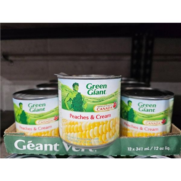Green Giant Peaches & Cream Canned Corn – 12 x 341 ml