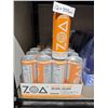 Image 2 : ZOA Zero Sugar Wild Orange Energy Drink, 12 x 355 mL
