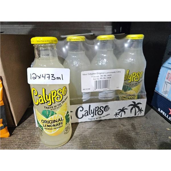 Calypso Original Lemonade 473 ml 12-Bottle Set