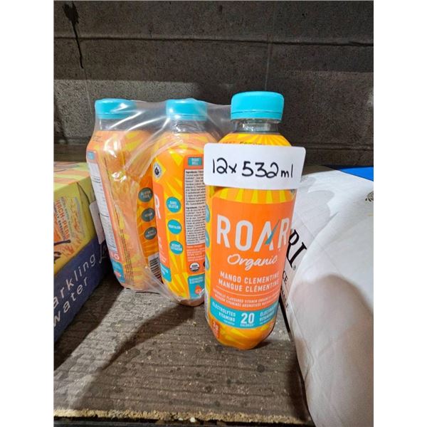 Roar Organic Mango Clementine Hydration Drink Bundle – 12 x 532ml Bottles