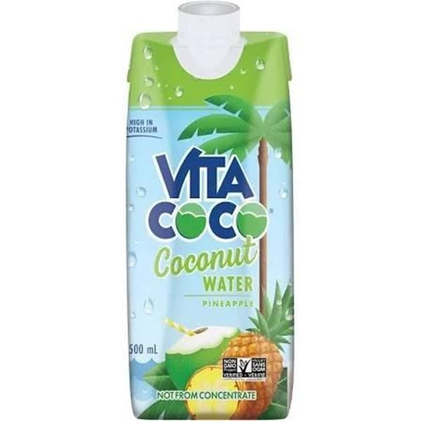 Vita Coco Coconut Water Pineapple 12 x 500ml