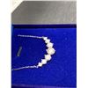 Image 5 : 3.75 CT GRA CERTIFIED ROUND BRILLIANT CUT MOISSANITE STONE VVS D COLOR GRADUATING IN SIZE FROM THE C