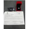 Image 2 : 2.00 CT GRA CERTIFIED ROUND BRILLIANT CUT MOISSANITE STONE VVS D COLOR SET IN CENTER OF ROUND HALO W