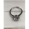 Image 6 : 2.00 CT GRA CERTIFIED ROUND BRILLIANT CUT MOISSANITE STONE VVS D COLOR SET IN CENTER OF ROUND HALO W