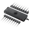 Image 2 : AsiaHorse VE-HUB 2IN1 ARGB/PWM hub Used SATA Power Supply,9 Ports for Addressable RGB Lighting with 