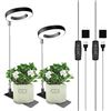 Image 1 : Grow Lights for Indoor Plants, 48 LEDs Full Spectrum Plant Light for Indoor Plants, Height Adjustabl